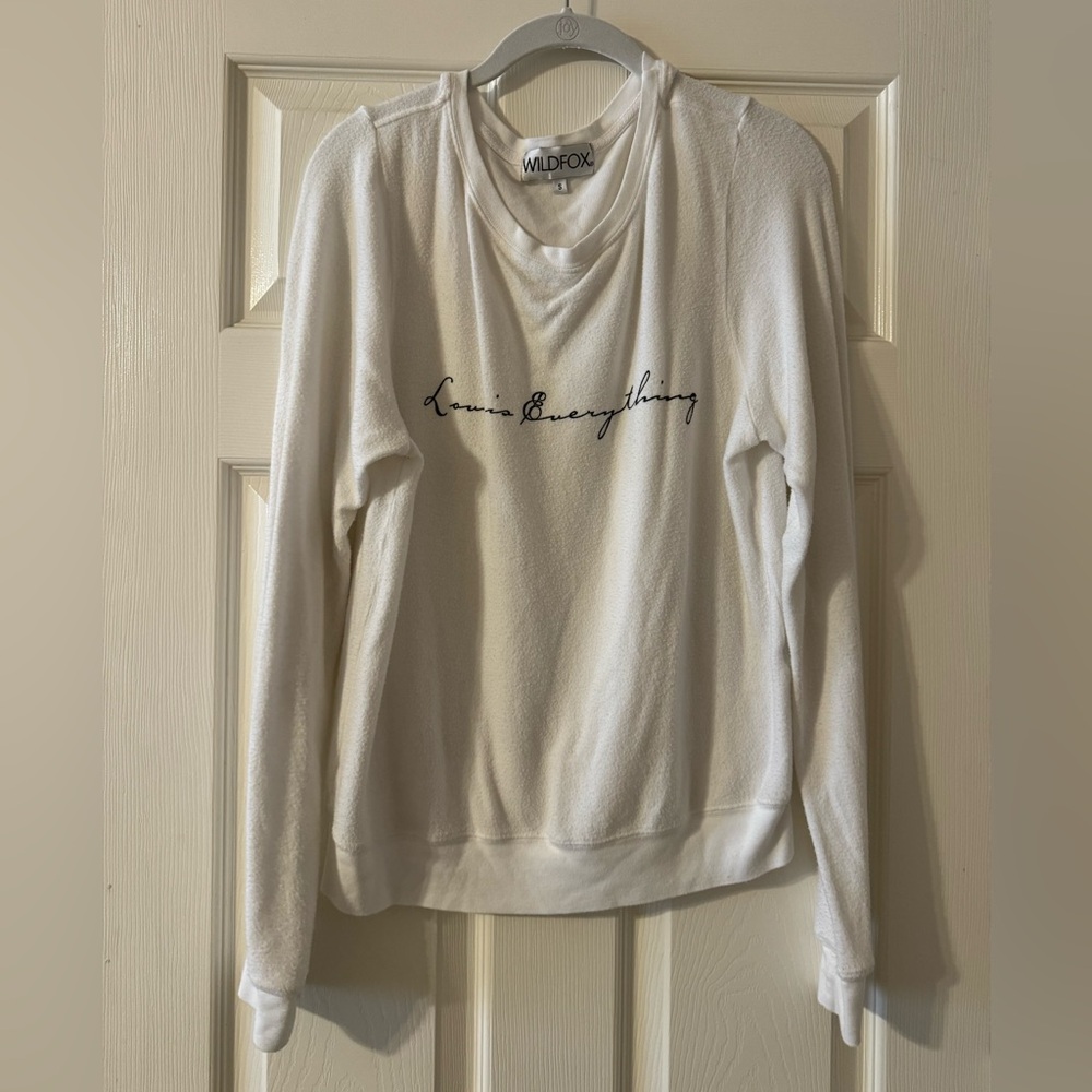 Wildfox love is everything pullover